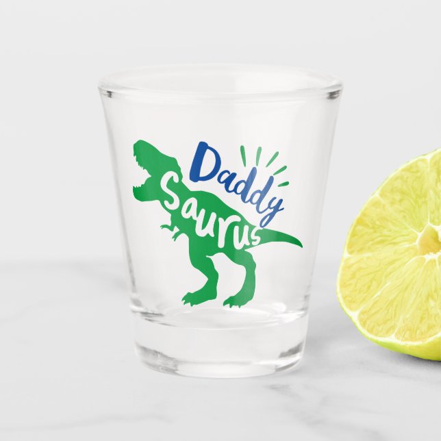 Verre A Shot Daddy Saurus T-Rex Silhouette (Devant)