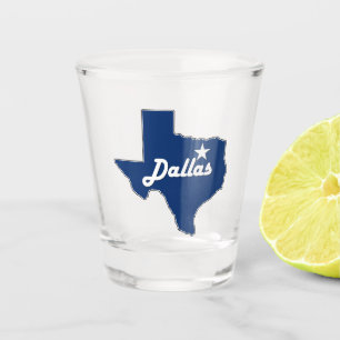 Verre A Shot Dallas Texas Lonestar State Map Fun Texan