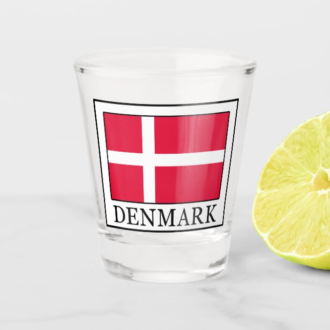 Verre A Shot Danemark (Devant)