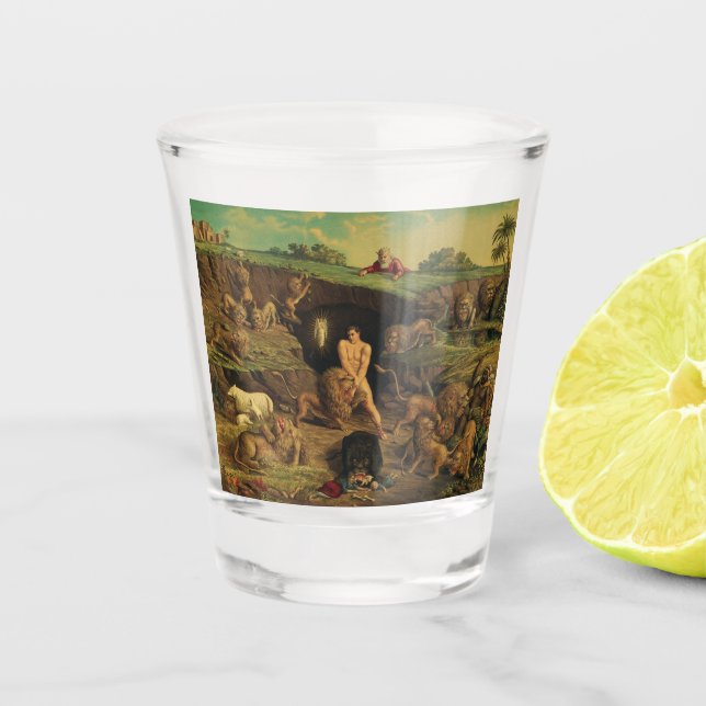 Verre A Shot Daniel dans le Den des Lions (Devant)
