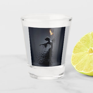 Verre A Shot Danseuse de flamenco