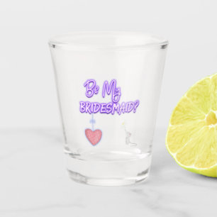 Verre A Shot Demande demoiselle d'honneur Souris Daisy