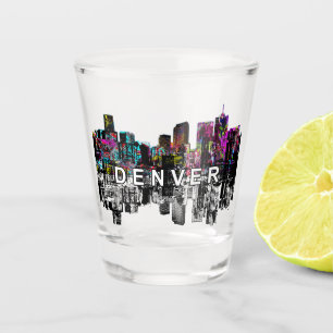 Verre A Shot Denver, Colorado en graffiti Tiré