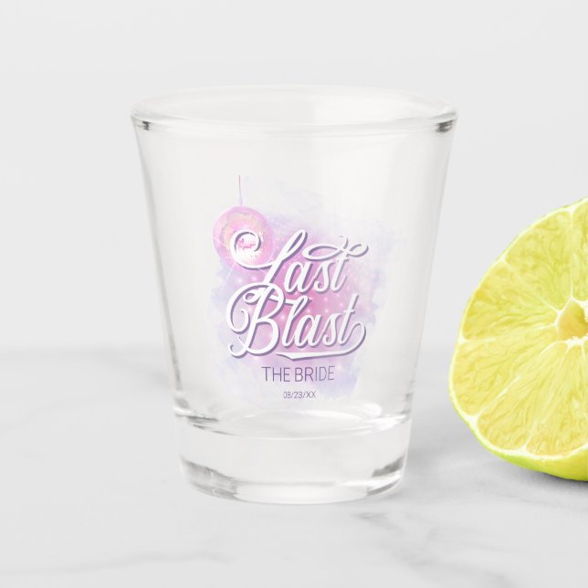 Verre A Shot Dernier Bachelorette Disco Blast The Bride ID928 (Devant)