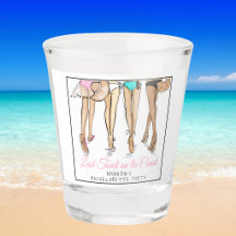 Dernière Toast sur la plage côtière Bikini Bachelo