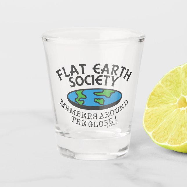 Verre A Shot Des Membres De La Société Planète Autour Du Monde (Devant)
