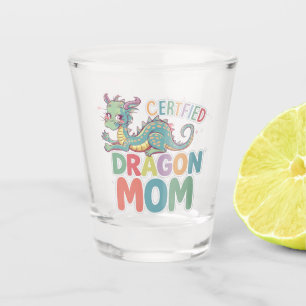 Verre A Shot Design coloré Certified Dragon maman