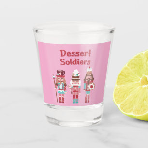 Verre A Shot Dessert Soldier Nutcrackers