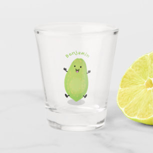 Verre A Shot dessin de la patte papaye de Cute kawaii