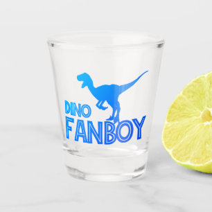 Verre A Shot Dino Fanboy - Dinosaur Lover