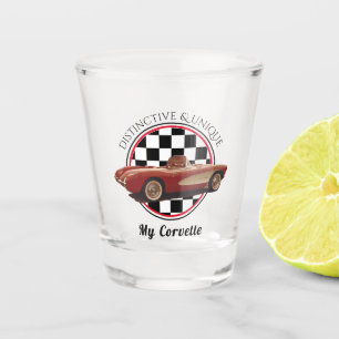 Verre A Shot Distinct & Unique, Mon Corvette Vitre