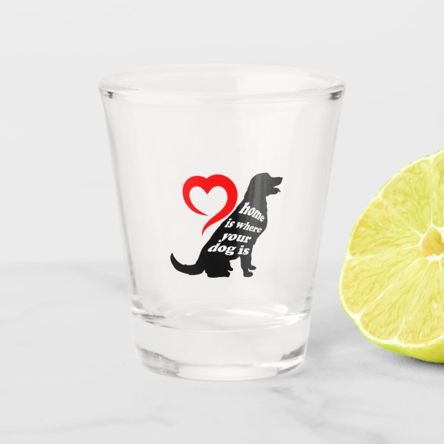 Verre A Shot Dog home (Devant)