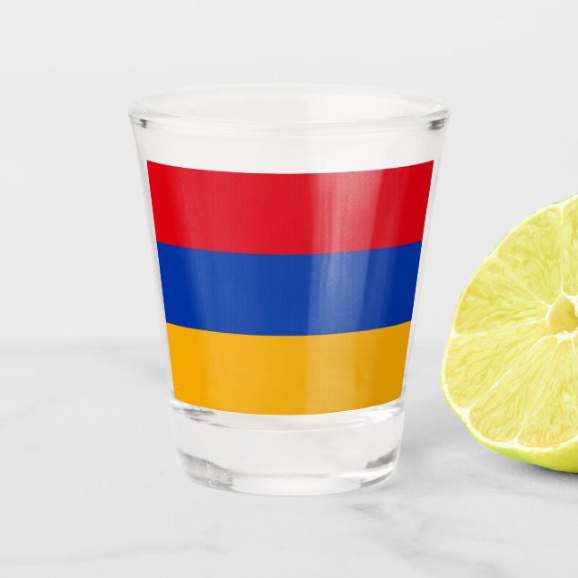 Verre A Shot Drapeau Arménie (Devant)