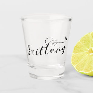 Verre A Shot Drapeau breton en coeur, Breton