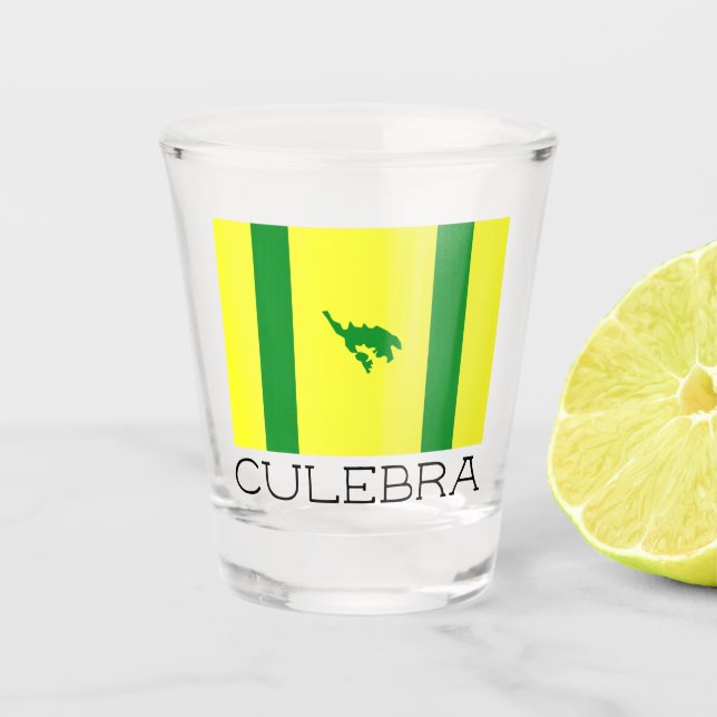 Verre A Shot Drapeau de Culebra, Porto Rico (Devant)