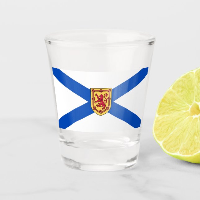 Verre A Shot Drapeau de la Nouvelle-Écosse (Province canadienne (Devant)