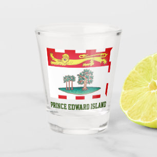 Verre A Shot Drapeau de l'Île-du-Prince-Édouard