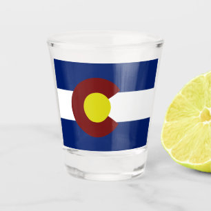 Verre A Shot Drapeau du Colorado  