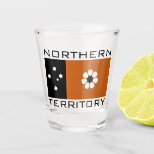 Verre A Shot Drapeau du Territoire du Nord (AUSTRALIE)