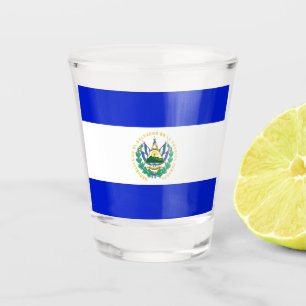 Verre A Shot Drapeau El Salvador