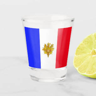 Verre A Shot Drapeau français