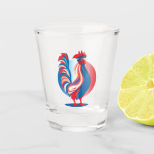 Verre A Shot Drapeau Français Patrioster