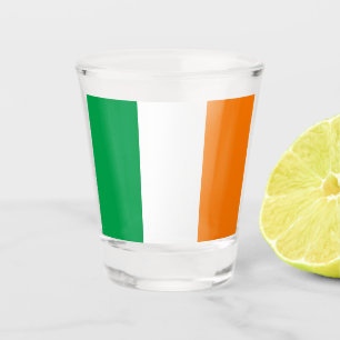Verre A Shot Drapeau irlandais