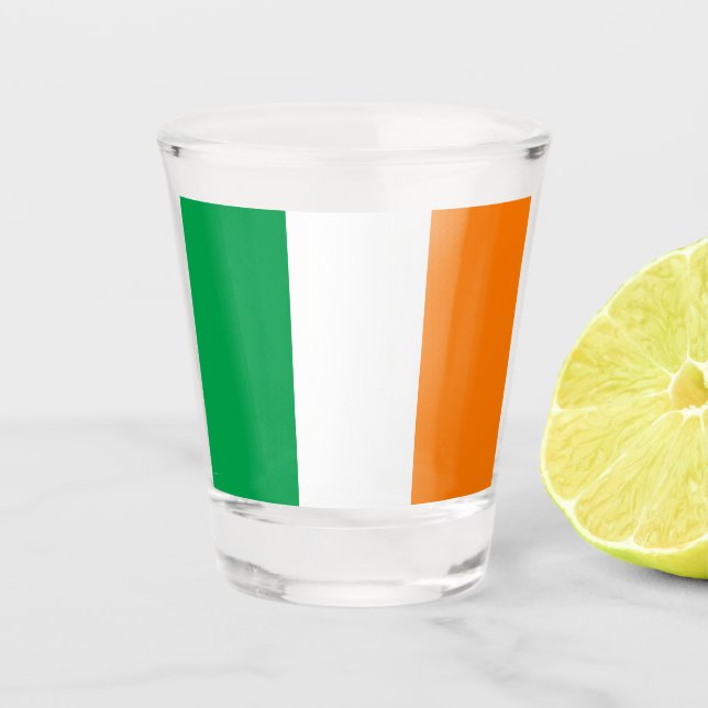 Verre A Shot Drapeau irlandais (Devant)