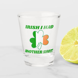 Verre A Shot Drapeau irlandais de la fête de la Saint-Patrick