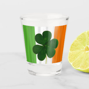Verre A Shot Drapeau irlandais Shamrock Flag of Ireland Colours