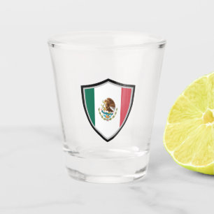Verre A Shot Drapeau mexicain