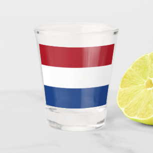 Verre A Shot Drapeau néerlandais
