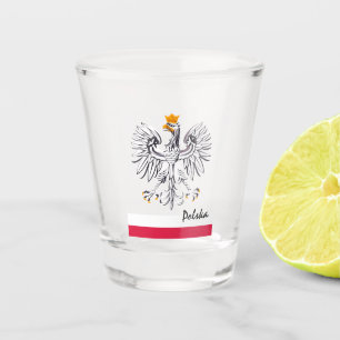 Verre A Shot Drapeau polonais & Pologne patriote du pays /sport