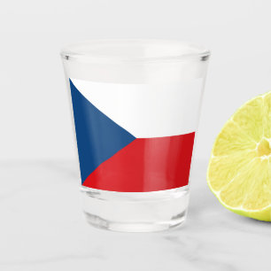 Verre A Shot Drapeau tchèque