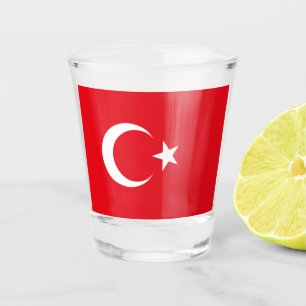 Verre A Shot Drapeau turc