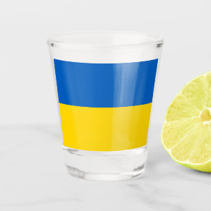Verre A Shot Drapeau ukrainien