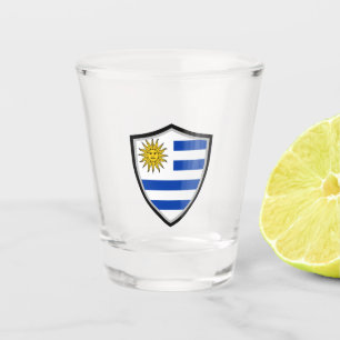 Verre A Shot Drapeau uruguayen