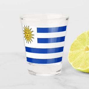 Verre A Shot Drapeau uruguayen
