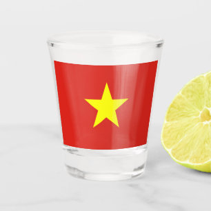 Verre A Shot Drapeau vietnamien (Vietnam)