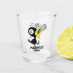 Verre A Shot Drinky Crow Dow Shot Glass