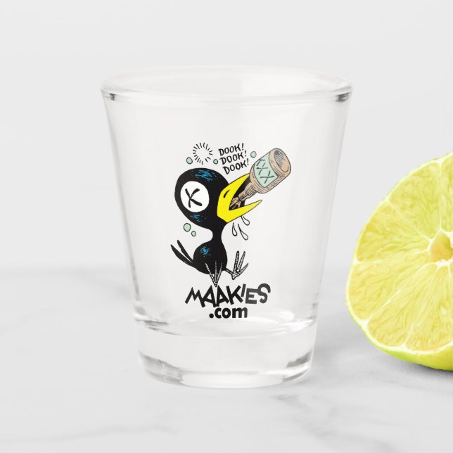 Verre A Shot Drinky Crow Dow Shot Glass (Devant)