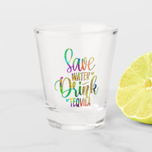 Verre A Shot Drôle Alcool Dit