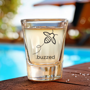 Verre A Shot Drôle Buzzed Bumble Bee