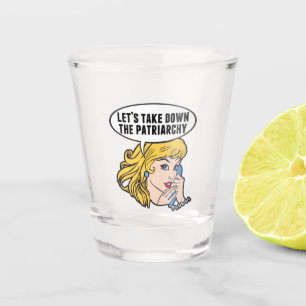 Verre A Shot Drôle féministe Pop Art Anti Patriarcat Rétro Femm