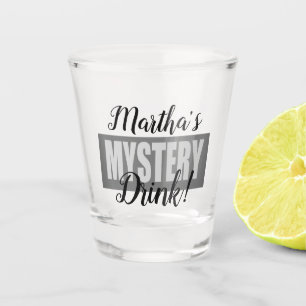 Verre A Shot Drôle Mystère Personnalisée Boisson