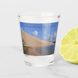 Verre A Shot Dunes de sable du lac Silver, Mears, Michigan