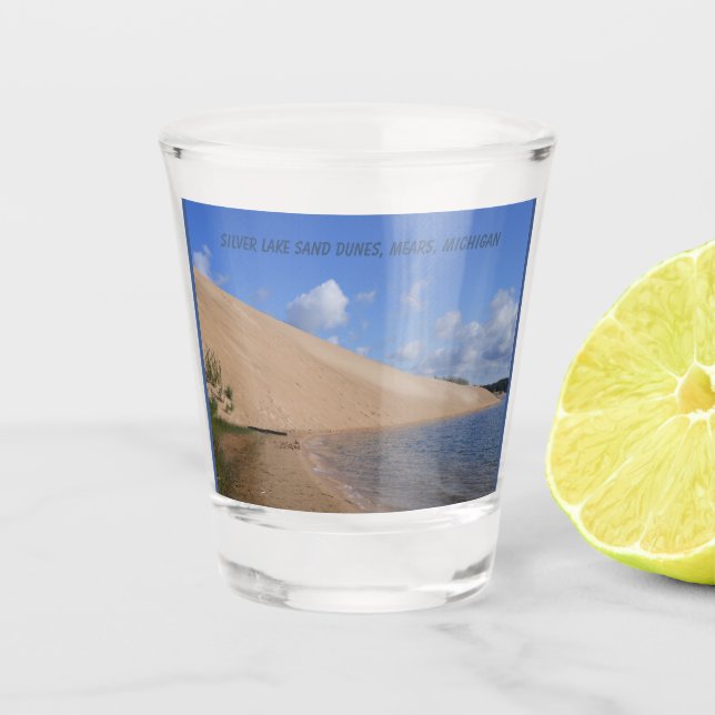 Verre A Shot Dunes de sable du lac Silver, Mears, Michigan (Devant)