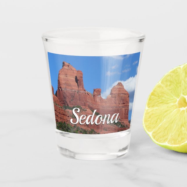 Verre A Shot Eagle Rock I Sedona Arizona Photographie de voyage (Devant)
