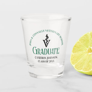 Verre A Shot Ecole Vétérinaire Verte sur mesure