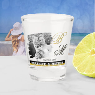 Verre A Shot Elégant Mariage Photo Tir, Anniversaire